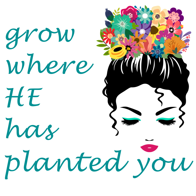 'Grow Where He Has Planted You' Lady's Tee