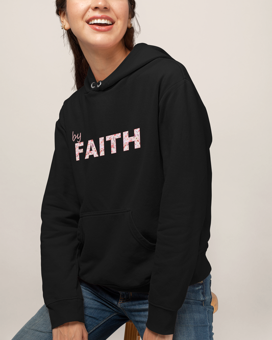 'By Faith' Lady's Hoodie