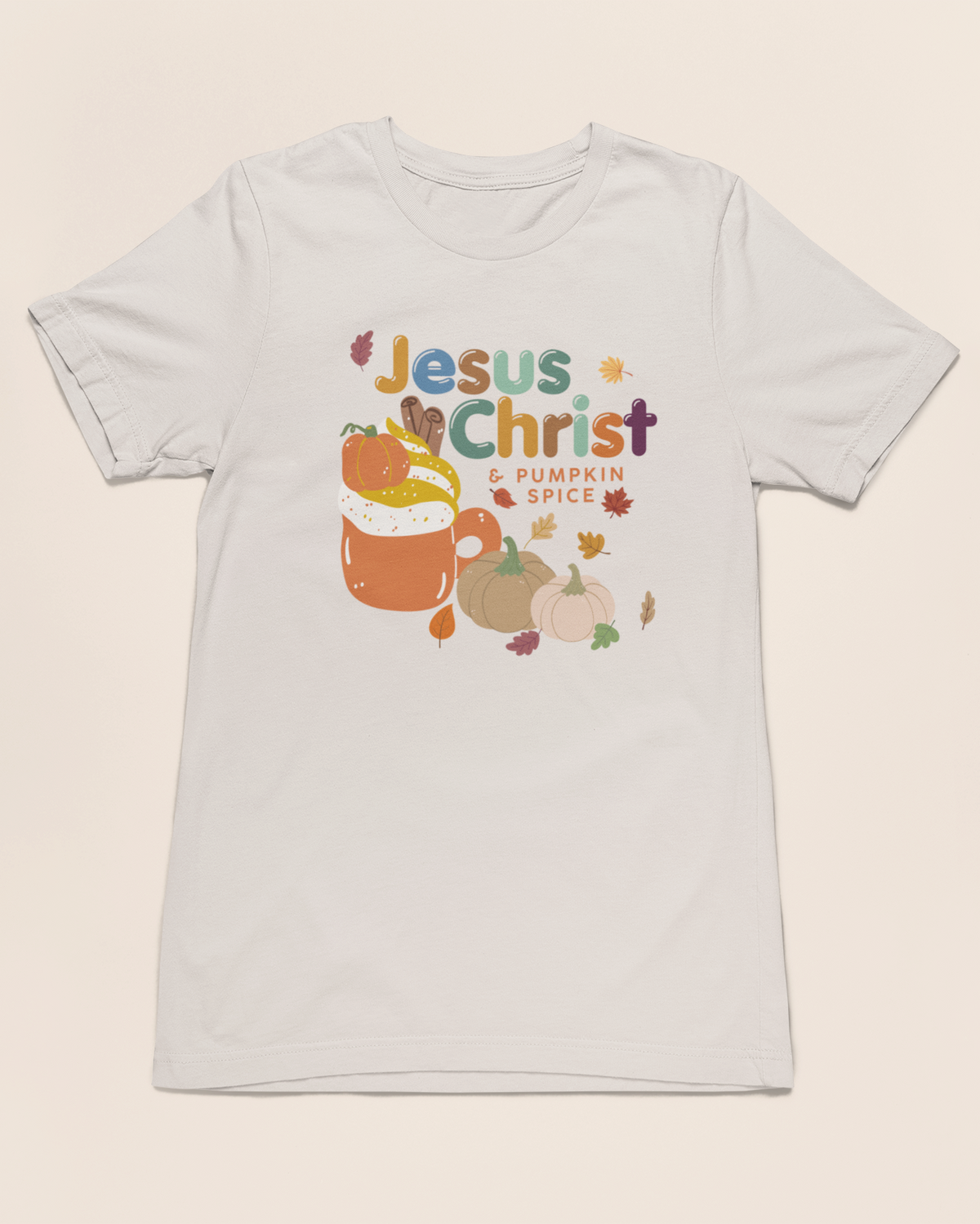 'Jesus Christ and Pumpkin Spice' Lady's Tee
