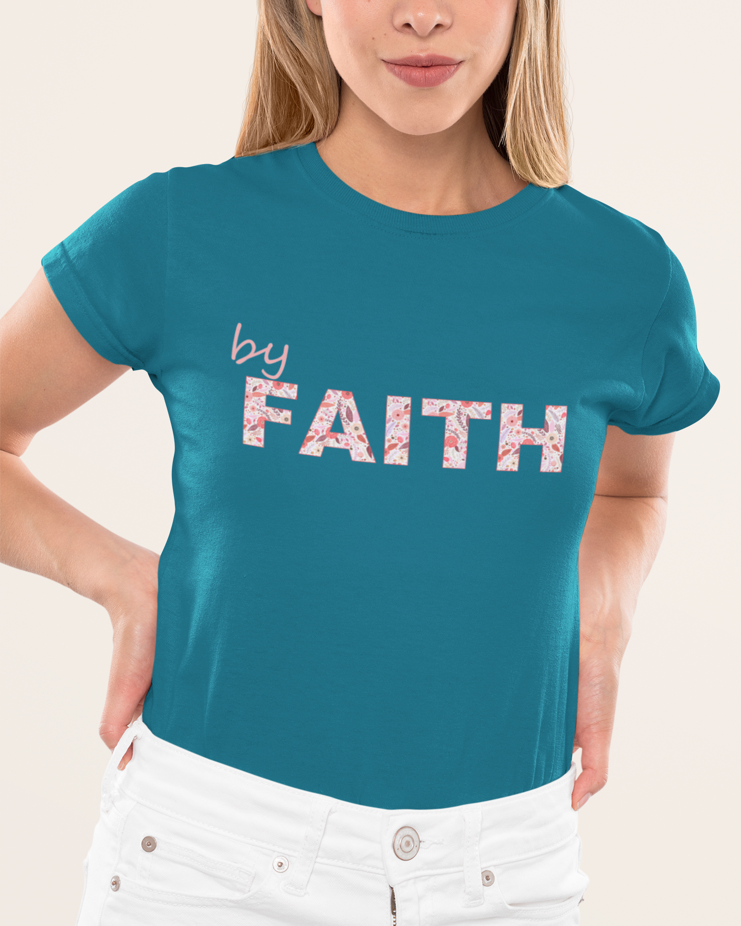 'By Faith' Lady's Tee