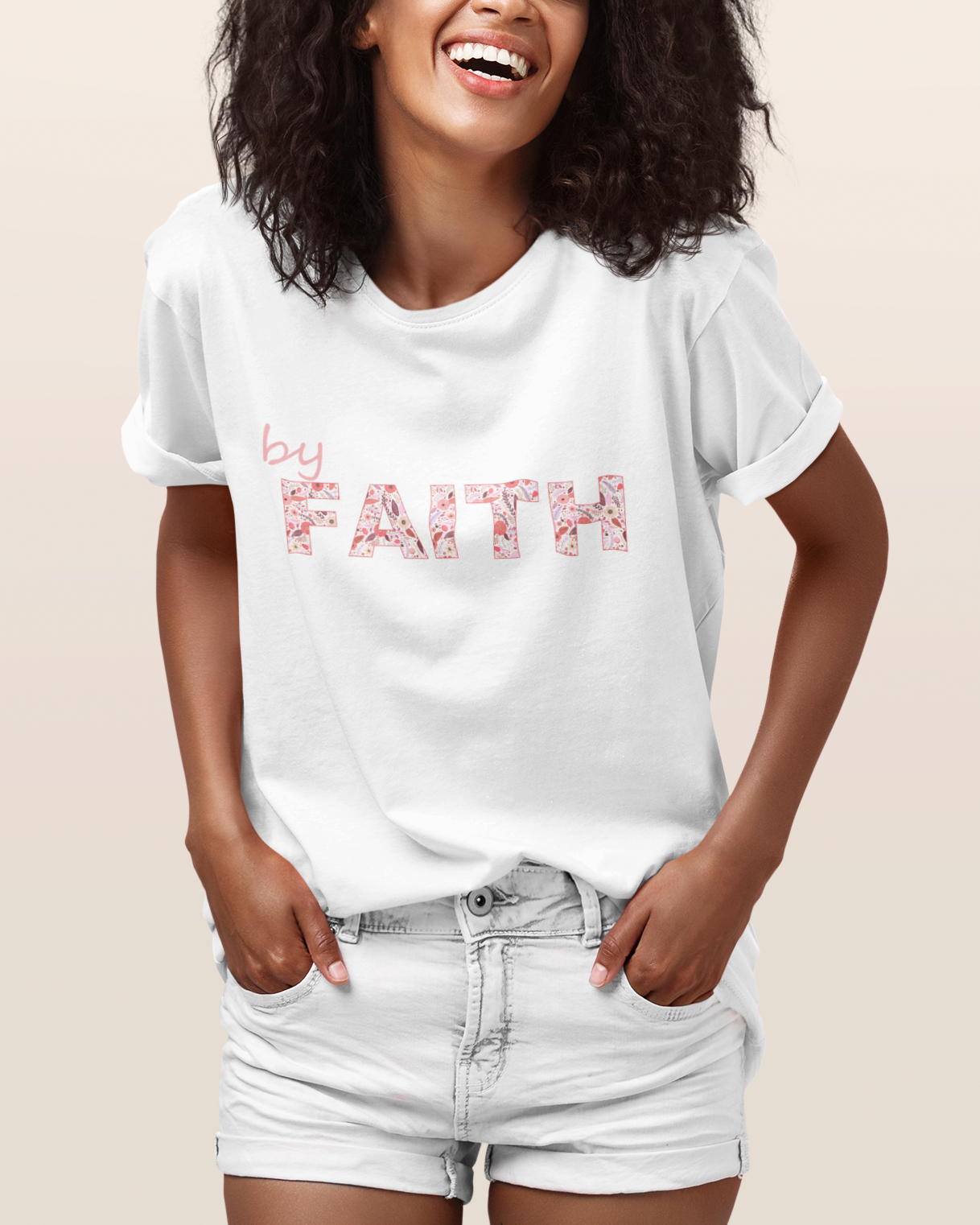 'By Faith' Lady's Tee