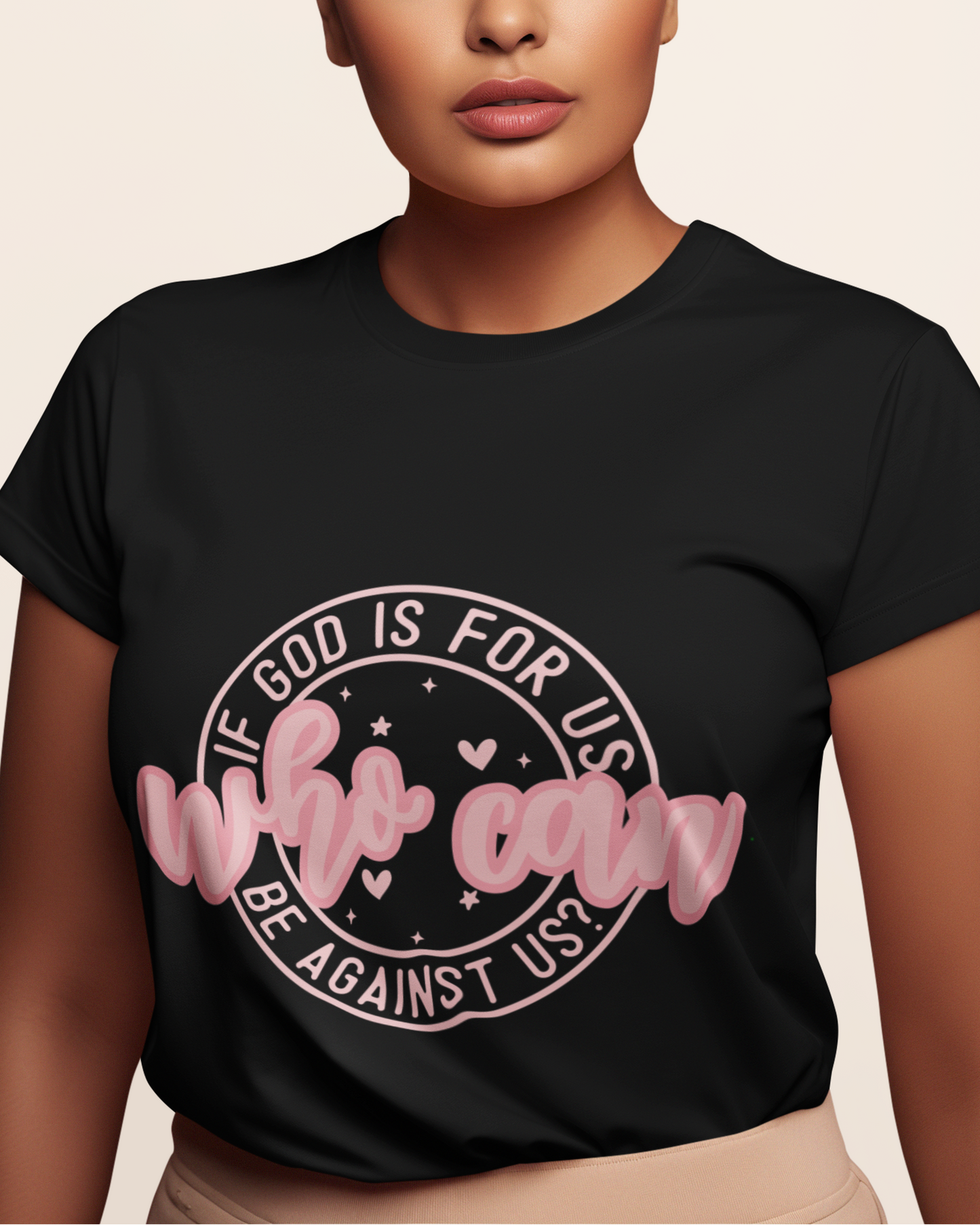 'If God Is For Us' Lady's Tee