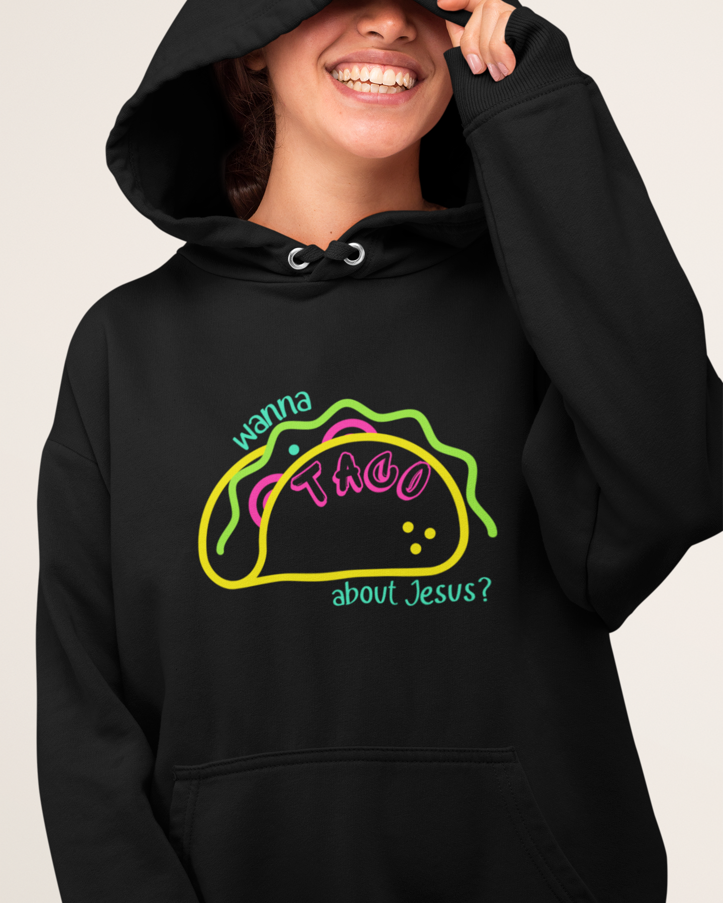 'Wanna Taco About It' Lady's Hoodie