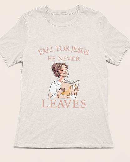 'Fall For Jesus' Lady's Tee