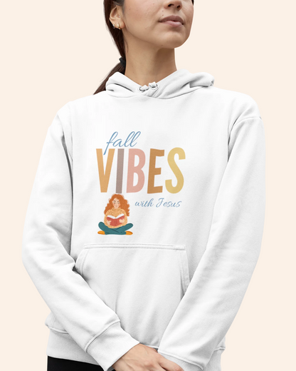 'Fall Vibes With Jesus' Lady's Hoodie