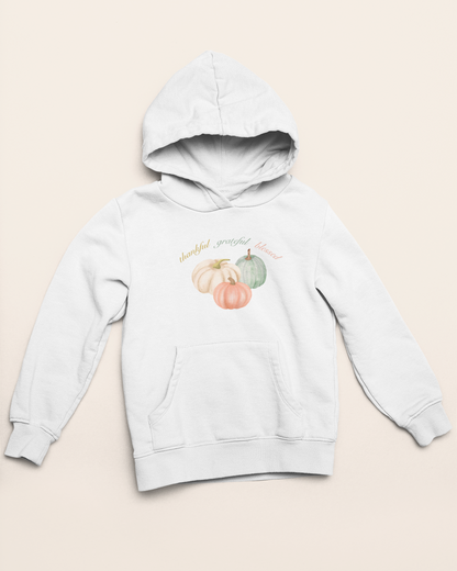 'Thankful, Grateful, Blessed' Lady's Hoodie
