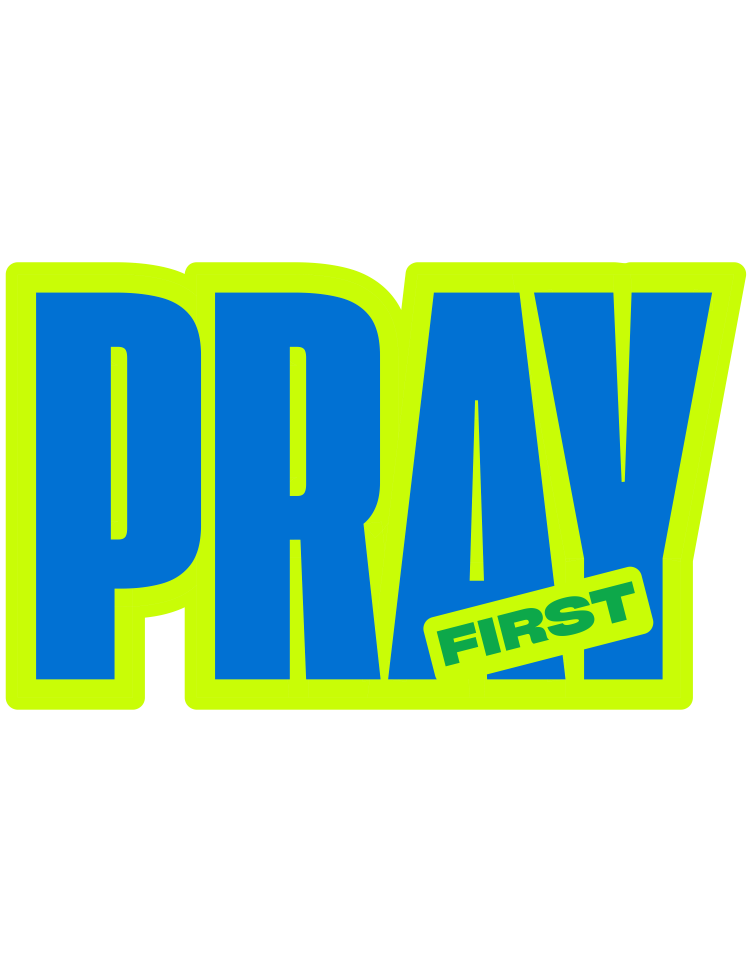 Pray First'  Men's Tee