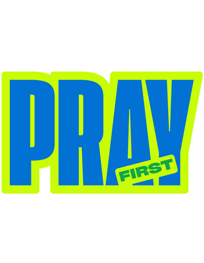 Pray First'  Men's Tee