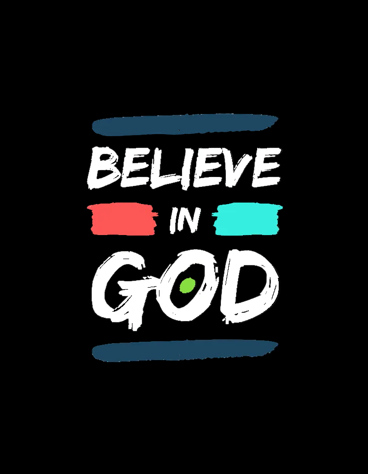 'Believe In God' Men's Tee
