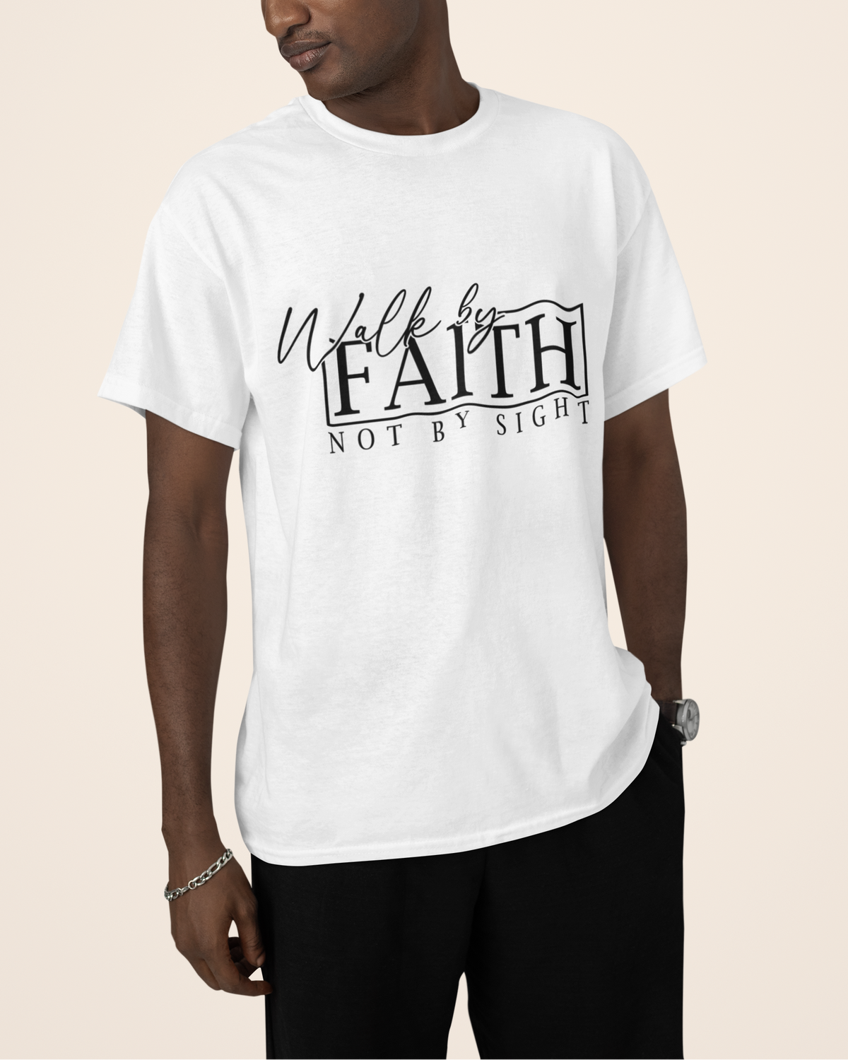 'Walk By Faith' Men's Tee