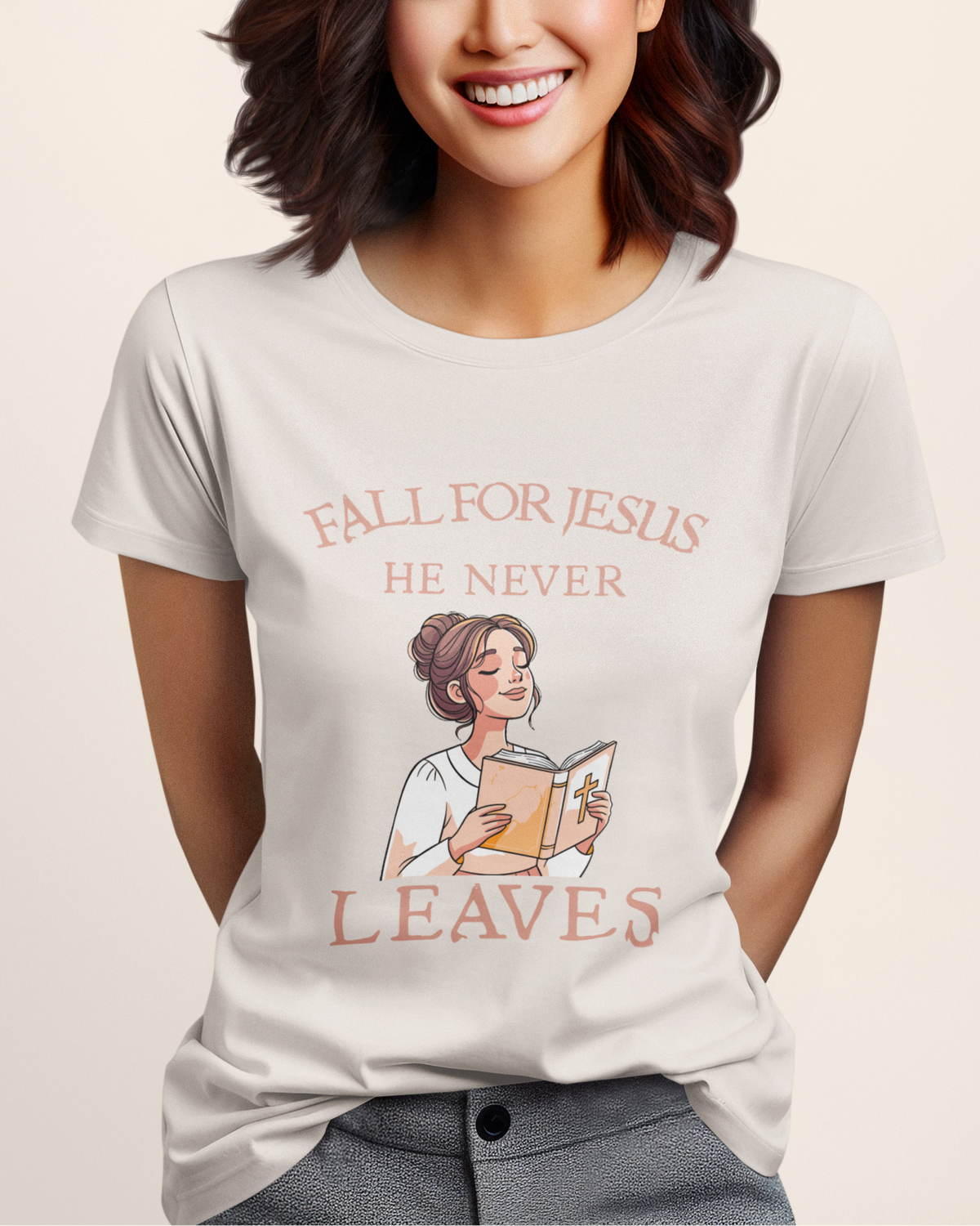 'Fall For Jesus' Lady's Tee