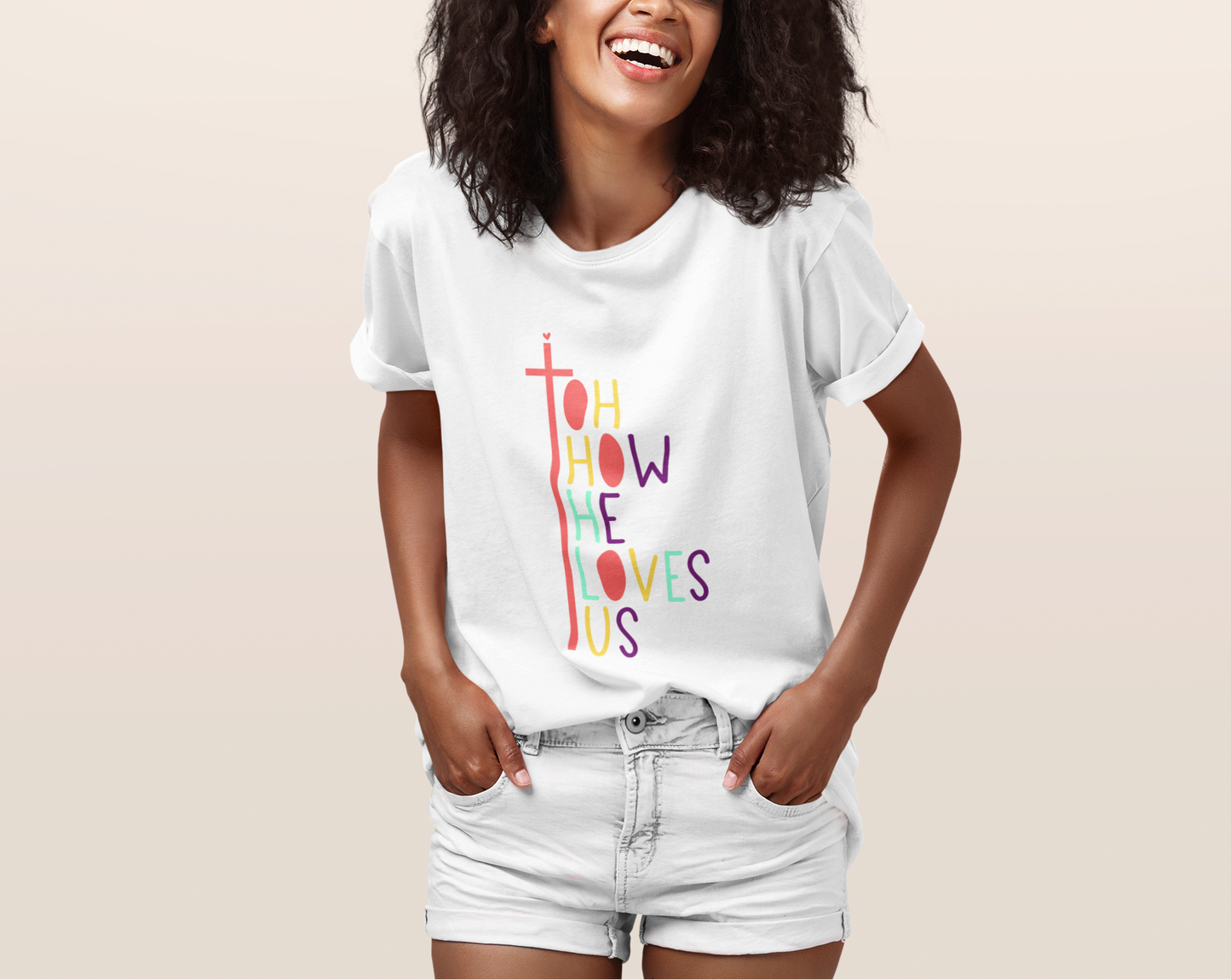 'Oh How He Loves Us' Lady's Tee