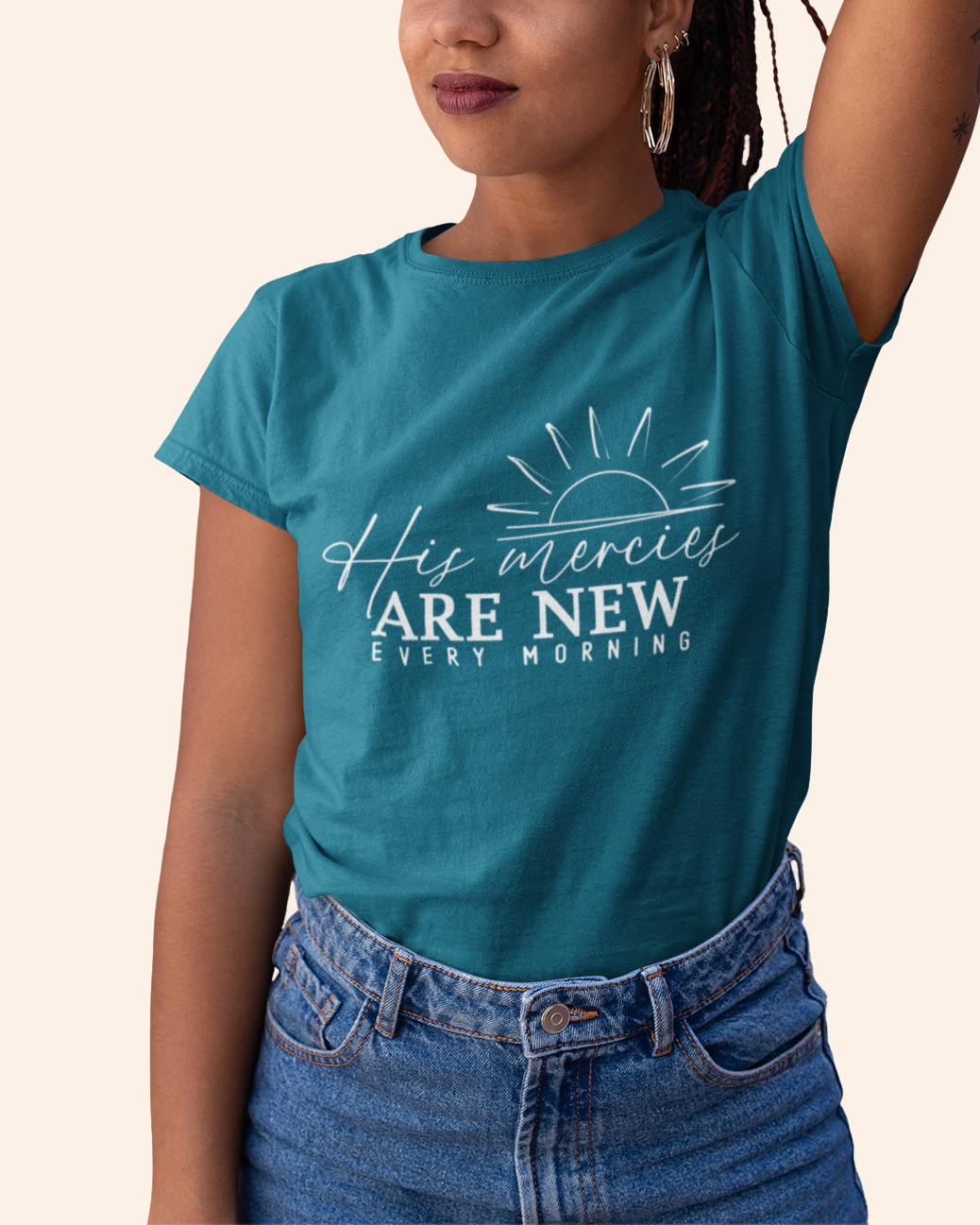 'His Mercies Are New' Lady's Tee
