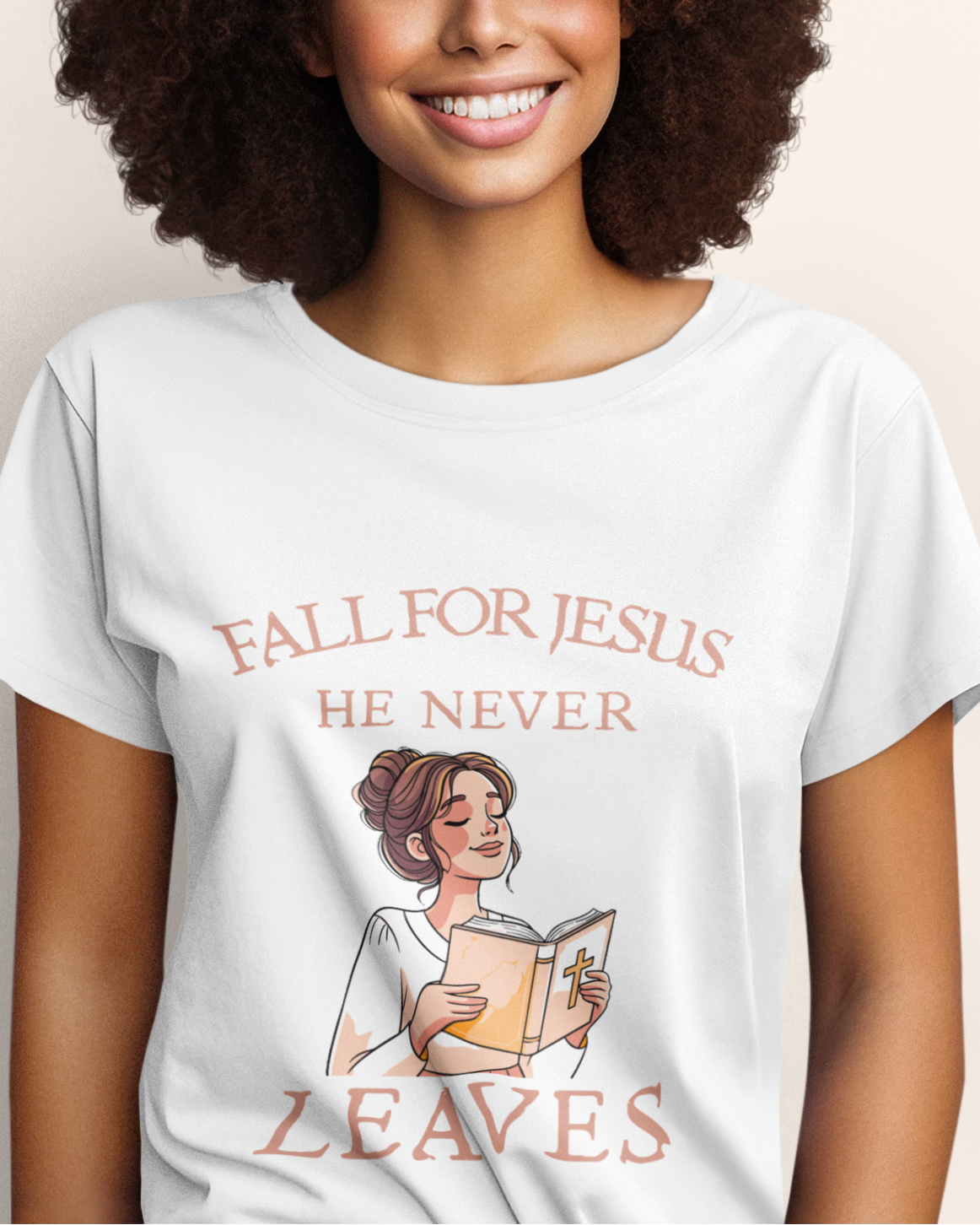 'Fall For Jesus' Lady's Tee